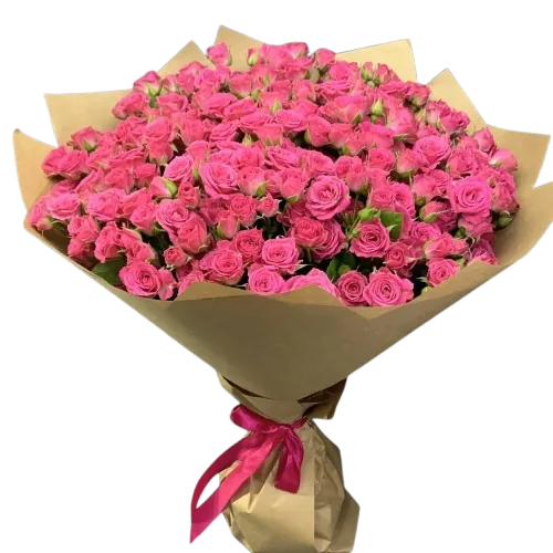 Buchet „Mathilde" cu mini trandafiri